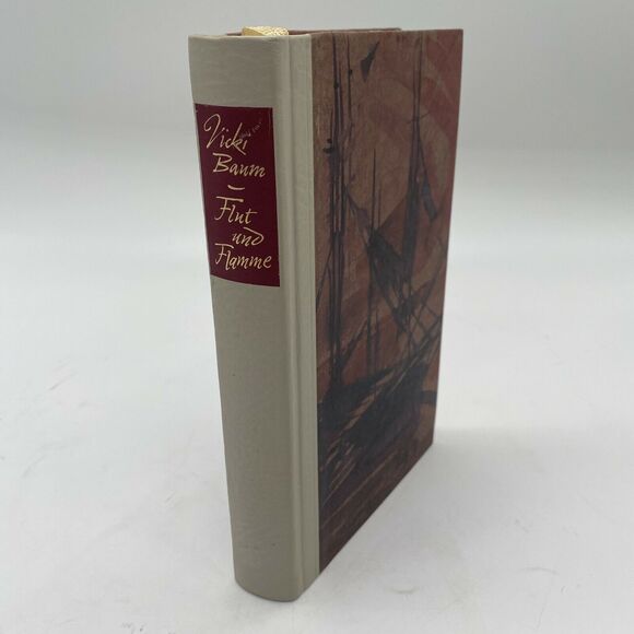 Vicki Baum Flut und Flamme 1964 Hardcover Book in German Vintage - Picture 2 of 8